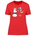 thumbnail image 1 of Adorable Girl And Panda Cartoon Tee Women's -Image by Shutterstock, 1 of 2