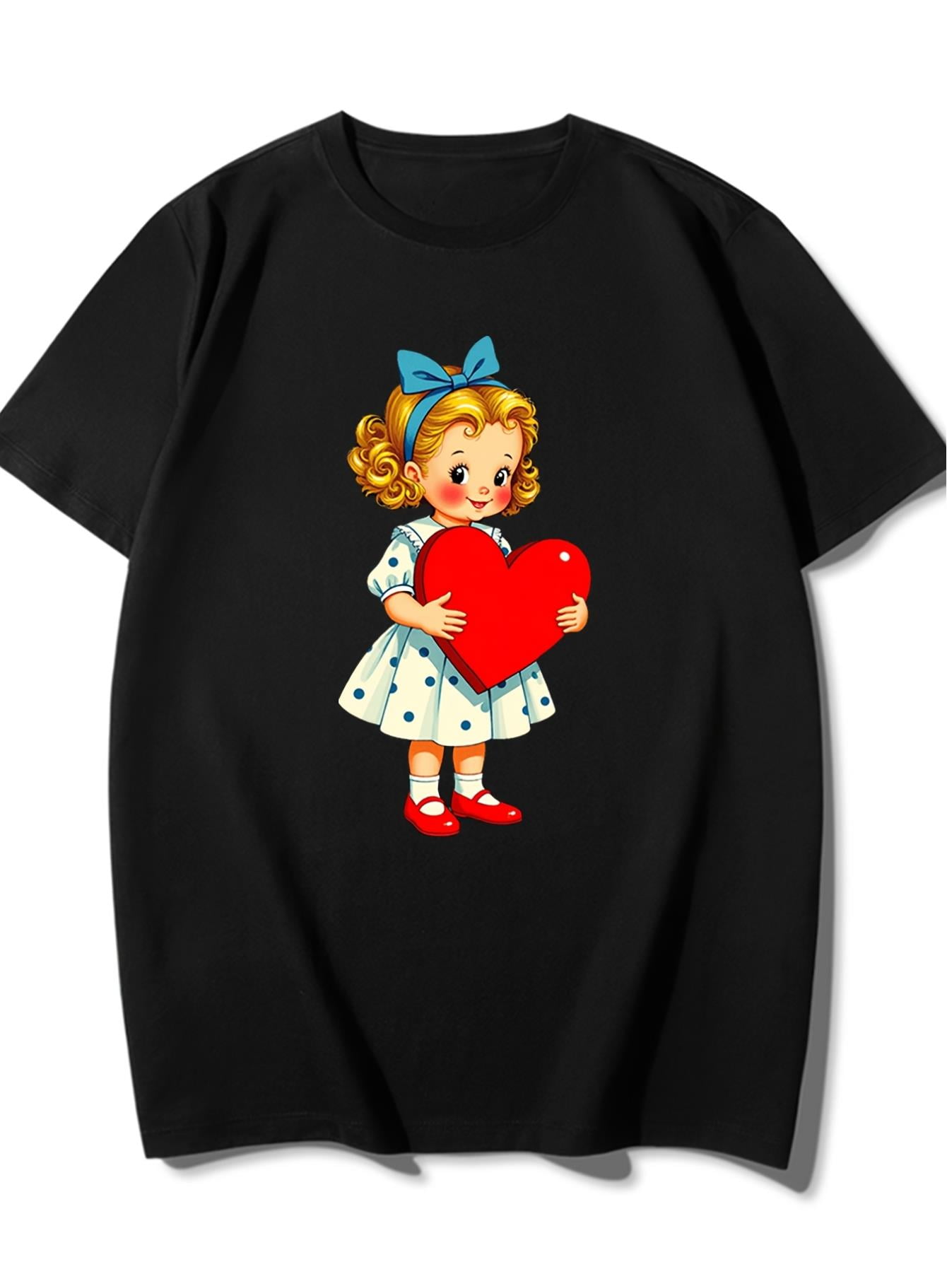 Cute Cartoon Print T-Shirt YV575