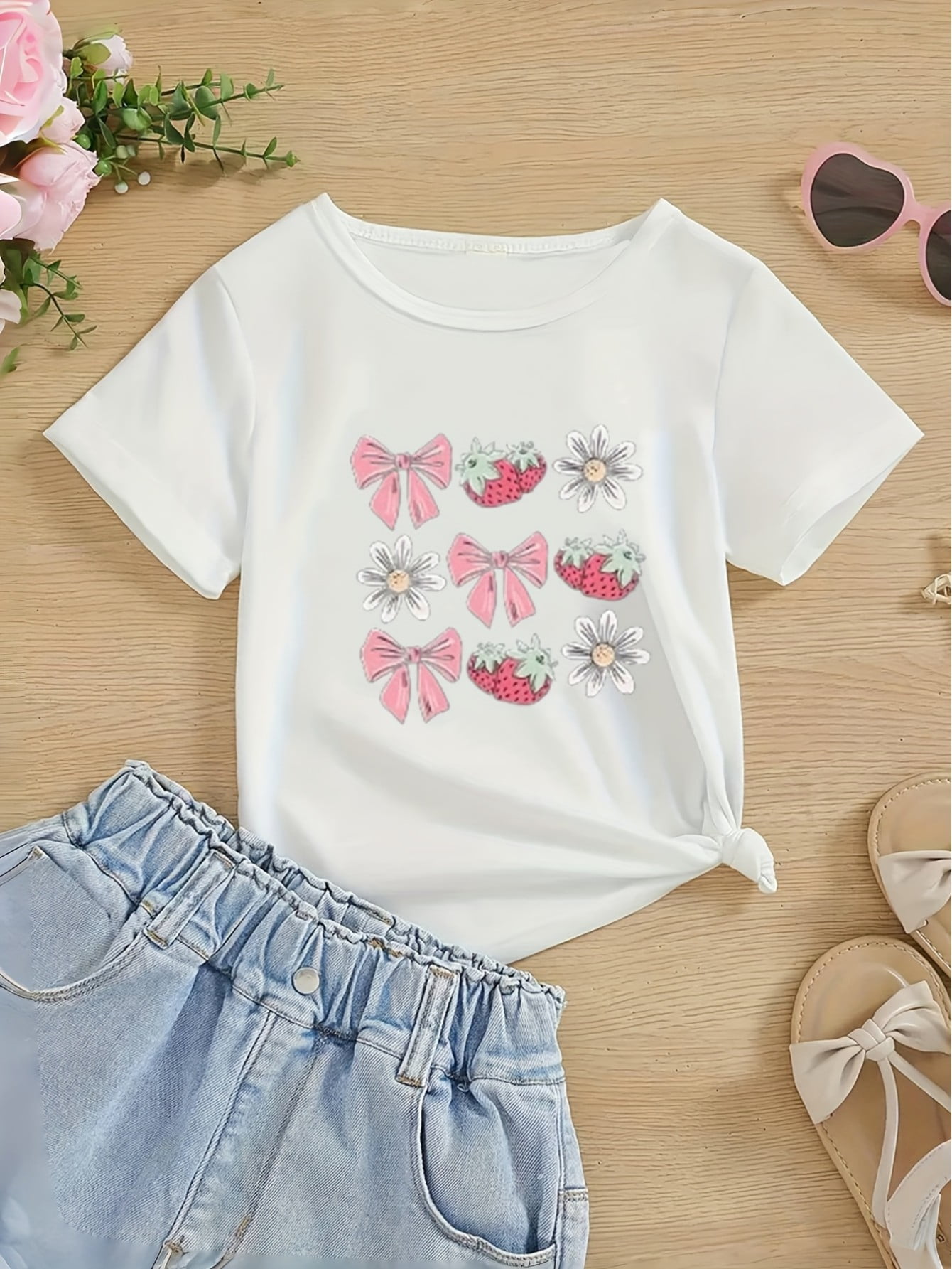 Raspberry Love Purple Short Sleeve Shirt - 1 Left Size 9-11 years main image 1