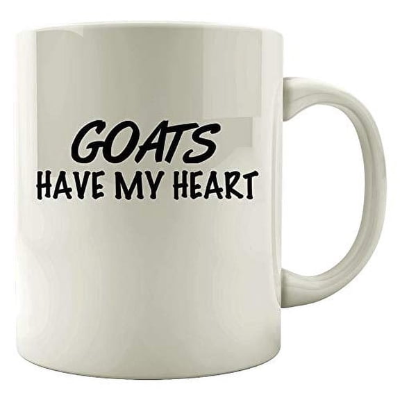 Adorable Goat Mug - "Goats Have My Heart" - Farm Animal Gift - Perfect for Pet Lovers