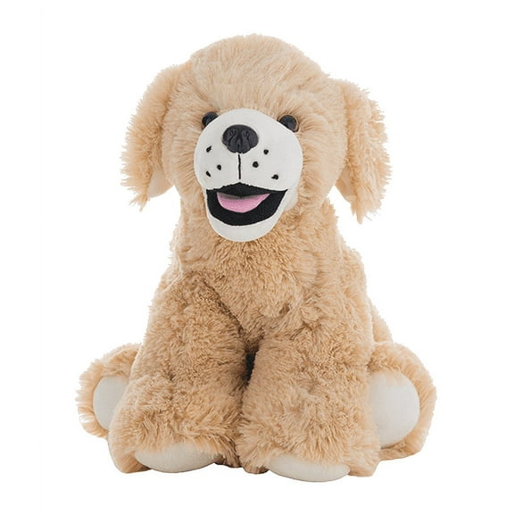 Adorable Goldie The Lab Retriever Dog Stuffed Animal 16 inch Dog Puppy with a 60-Second Digital Recorder Special Messages, Songs, or Lyrics Gift for Birthday Surprises, Velentine Day, Kids!