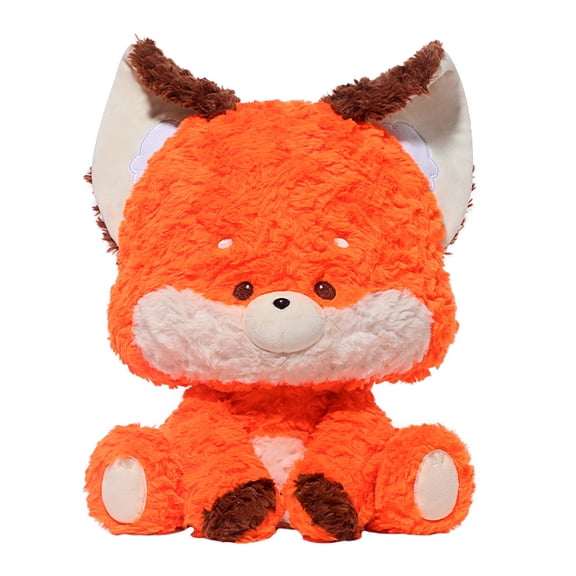 Adorable Goofy Fox Plush Toy - Cute and Funny Stuffed Animal, Comfort Doll for Girls, Creative Birthday Gift for Kids