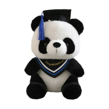 Adorable Graduation Panda Plush Toy Perfect Gift for Graduates, Soft Stuffed Animal with Cap & Gown, 12 Inches