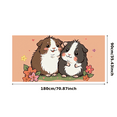 thumbnail image 1 of Adorable Guinea Pig Design Banner Backdrop Valentine's Day Party Decorations Background Photography Props Party Supplies Decor Happy Event Celebrations, 1 of 7