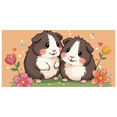 thumbnail image 1 of Adorable Guinea Pig Design Banner Backdrop Valentine's Day Party Decorations Background Photography Props Party Supplies Decor Happy Event Celebrations, 1 of 7