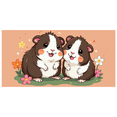 thumbnail image 1 of Adorable Guinea Pig Design Banner Backdrop Valentine's Day Party Decorations Background Photography Props Party Supplies Decor Happy Event Celebrations, 1 of 7