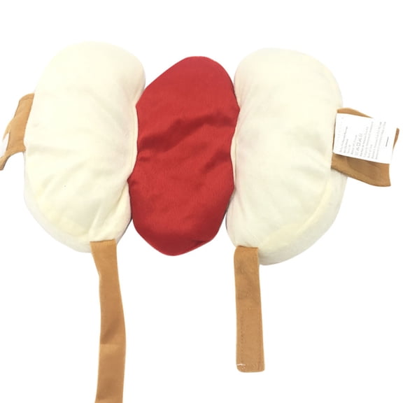 Adorable Hamburger Themed Dog Sweater Outfit Warm Soft Knitted Pet Apparel for Small Medium Dogs