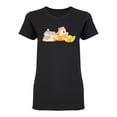 thumbnail image 1 of Adorable Hamsters Shaped T-Shirt Women -Image by Shutterstock, Female Medium, 1 of 2
