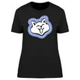 thumbnail image 1 of Adorable Happy Cat Doodle T-Shirt Women -Image by Shutterstock, Female x-Large, 1 of 2