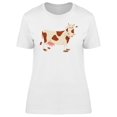 thumbnail image 1 of Adorable Happy Cow Cartoon T-Shirt Women -Image by Shutterstock, Female x-Large, 1 of 2