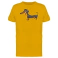 thumbnail image 1 of Adorable Happy Dachshund Cartoon Tee Men's -Image by Shutterstock, 1 of 1
