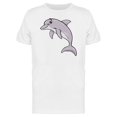 thumbnail image 1 of Adorable Happy Dolphin Cartoon Tee Men's -Image by Shutterstock, 1 of 1