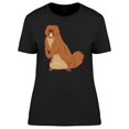 thumbnail image 1 of Adorable Happy Gopher Cartoon T-Shirt Women -Image by Shutterstock, Female Large, 1 of 2
