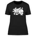 thumbnail image 1 of Adorable Happy Jungle Animals T-Shirt Women -Image by Shutterstock, Female Large, 1 of 2