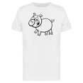 thumbnail image 1 of Adorable Happy Pig Cartoon Tee Men's -Image by Shutterstock, 1 of 2