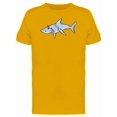 thumbnail image 1 of Adorable Happy Shark Cartoon Tee Men's -Image by Shutterstock, 1 of 1