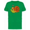 thumbnail image 1 of Adorable Happy Snail Cartoon Tee Men's -Image by Shutterstock, 1 of 1
