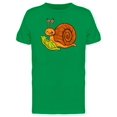 thumbnail image 1 of Adorable Happy Snail Cartoon Tee Men's - Men T-Shirt, Medium, 1 of 1