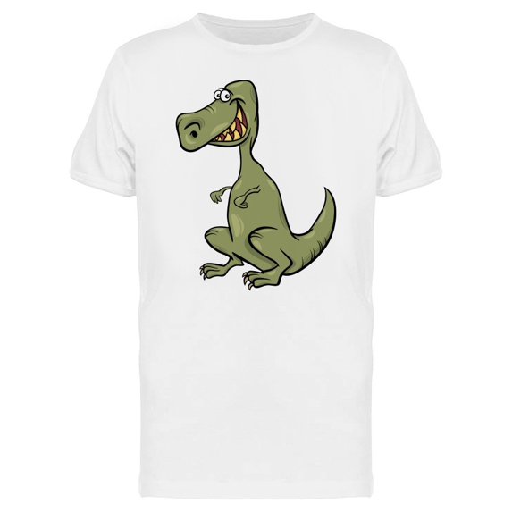Adorable Happy T-Rex Cartoon Tee Men's -Image by Shutterstock