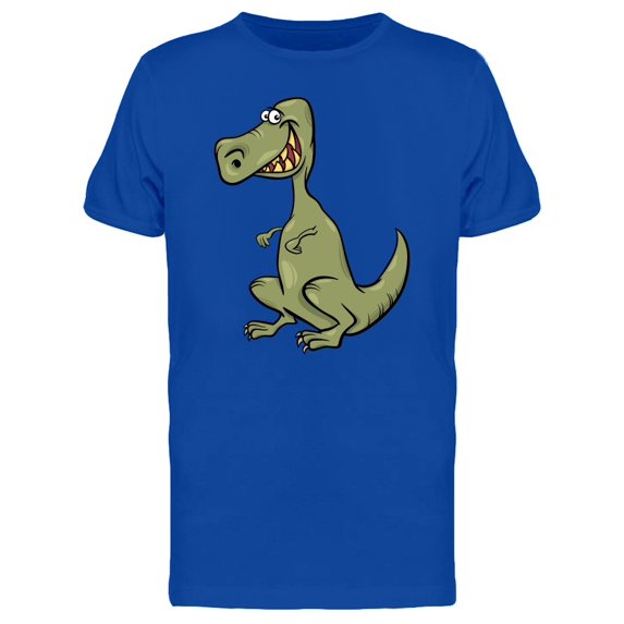 Adorable Happy T-Rex Cartoon Tee Men's -Image by Shutterstock