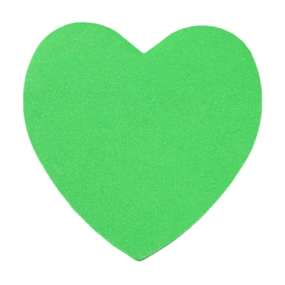 Adorable Heart Shape Sticky Note Pads - 50 Adhesive Message Stickers for Office and Milk Tea Shop Reminders, Perfect for Writing Notes and Blessings!,Green