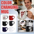 thumbnail image 1 of Adorable Heart-Shaped Color Changing Magic Ceramic Mug, Heart Shaped Handle Ceramic Coffee Cup for Valentine's Day, Romantic Gift,Blue, 1 of 9
