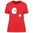thumbnail image 1 of Adorable Hen Wants To Fly Doodle Tee Women's -Image by Shutterstock, 1 of 2