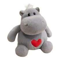Adorable Hippo Toy Cuddly Stuffed Animal for Kids Boys Girls Bedroom Companion