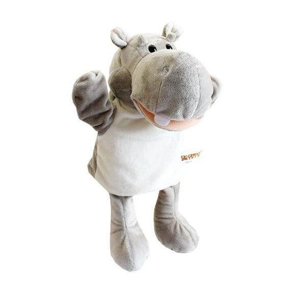 Adorable Hippopotamus Hand Puppet Toy, Interactive Glove Doll Set, Great For Role-Playing And Storytelling