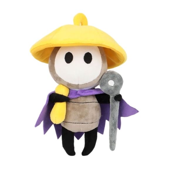 Adorable Hollow-Knight Wizard Plush Toy Stuffed Doll Soft Cuddly Collectible Figure for Kids and Fans Unique Gift Idea Home Decor