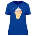 thumbnail image 1 of Adorable Ice Cream Cone Doodle T-Shirt Women -Image by Shutterstock, Female XX-Large, 1 of 2