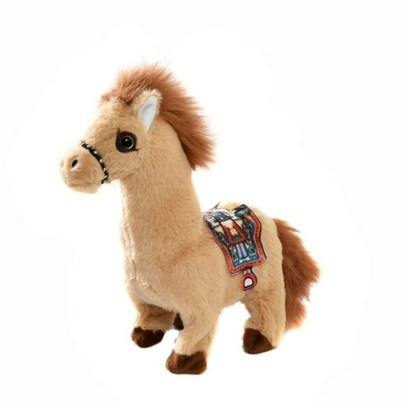 Adorable Interactive Horse Toy with Realistic Walking Sounds and Moving Tail for Kids Joyful