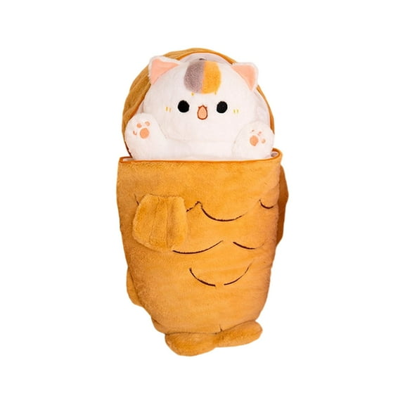 Adorable Japanese Taiyaki Toy Soft Stuffed Collectible Cake Plushie for Kids and Adults Toy Idea Indoor Decoration