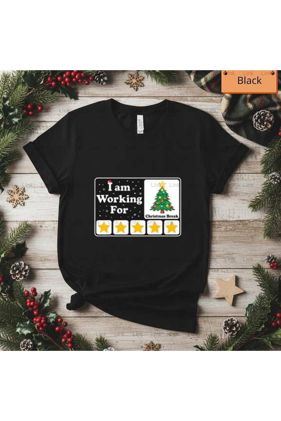 Adorable Kawaii Cute Christmas Elf Present Unisex T-Shirt, up to size 5XL