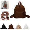 thumbnail image 1 of Adorable Kawaii Plush Fluffy School Backpack Fuzzy Sherpa Aesthetic Mini Daypack for Travel Everyday Use and Daily Adventure, 1 of 5