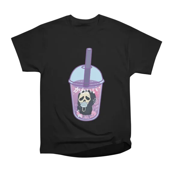 Adorable Killer Chibi kawaii ghost face T-Shirt Tee Gift For Him Merch For Her Apparel For