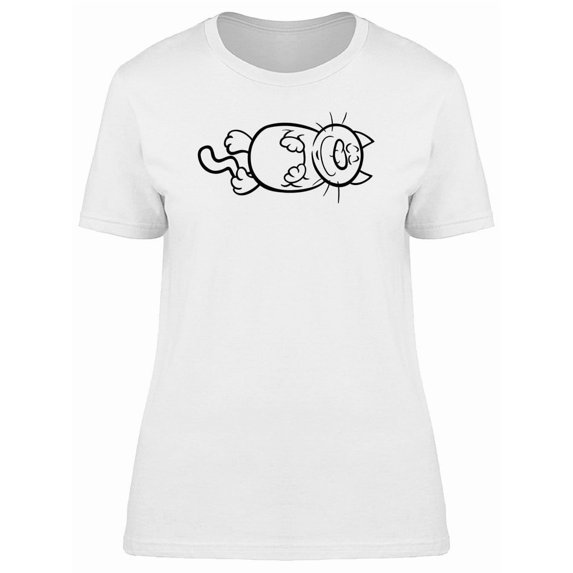 Adorable Kitten Doodle Tee Women's -Image by Shutterstock