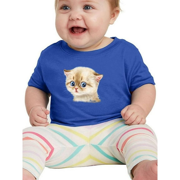 Adorable Kitten T-Shirt Infant -Kayomi Harai Designs,  24 Months