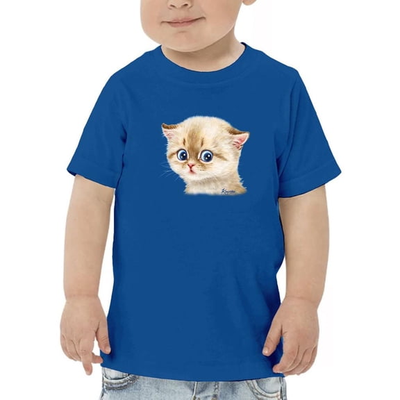 Adorable Kitten T-Shirt Toddler -Kayomi Harai Designs,  4 Toddler
