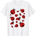 thumbnail image 1 of Adorable Ladybugs Everywhere T-shirt Women, Girls, Kids, 1 of 4