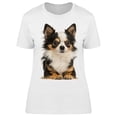 thumbnail image 1 of Adorable Laid Down Chihuahua T-Shirt Women -Image by Shutterstock, Female Medium, 1 of 2