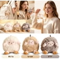 thumbnail image 1 of Adorable Lamb Stuffed Animal with Fluffy Fleece, Cute Sheep Plush for Car Mirror Decor and Handbag Charm, Christmas Gift & Easter Basket Stuffer, 1 of 6