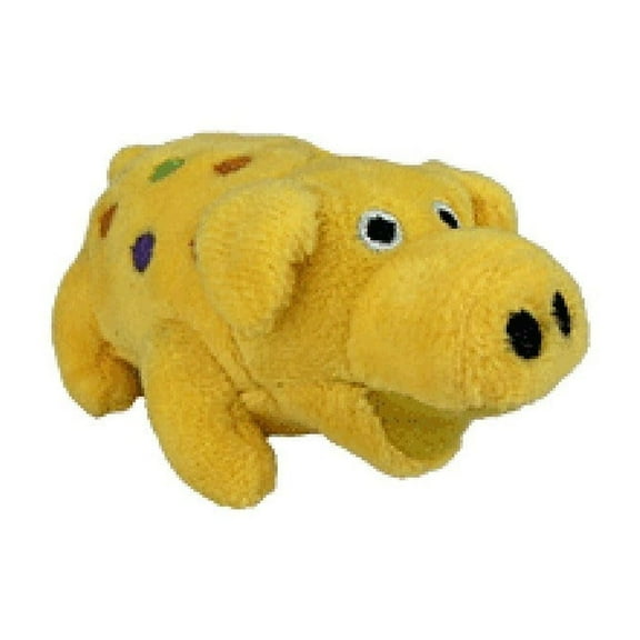 Adorable Large Dog Toys Big Oink Grunting Squeakers Polka Dot Soft Plush Pigs 9" (Yellow)