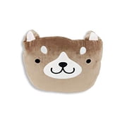 Adorable Large Stuffed Animal Plush Huggable Smiling Dog Pillow for Kids - Brown