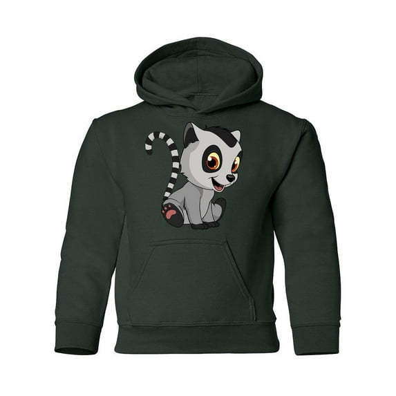 Adorable Lemur Hoodie Juniors -Image by Shutterstock, x-Large
