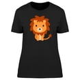 thumbnail image 1 of Adorable Lion Cartoon T-Shirt Women -Image by Shutterstock, Female Large, 1 of 2