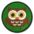 thumbnail image 1 of Adorable Little Hoot Owl Applique Multi-Color Embroidered Hook & Loop Patch - 2.0 Inch Mini, 1 of 5