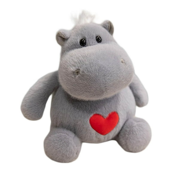 Adorable Lovable Hippo Toy Soft Cuddly Stuffed Animal For Kids Boys Girls
