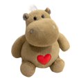 thumbnail image 1 of Adorable Lovable Hippo Toy Soft Cuddly Stuffed Animal For Kids Boys Girls, 1 of 6