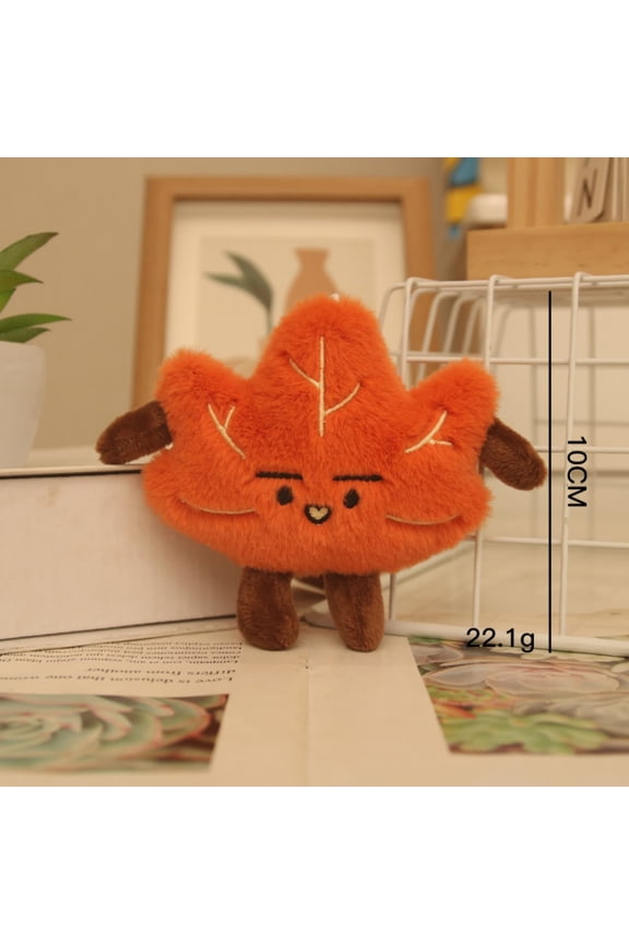 Hangs Cute And Cute Online Maple Leaf Pendant Doll Cartoon Keychain Decorative Accessory